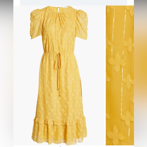 Julia Jordan Metallic Stripe Jacquard
A-Line Dress - Picture 6 of 10